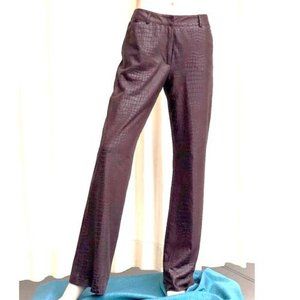 Vegan Suede-Leather Reptilian Patterned Pant (8)